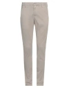 Dondup Man Pants Dove Grey Size 31 Cotton, Elastane