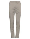 Dondup Man Pants Khaki Size 35 Cotton, Polyester, Elastane In Grey