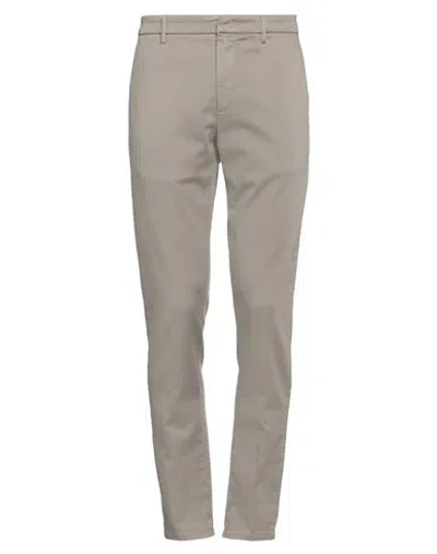 DONDUP DONDUP MAN PANTS TAUPE SIZE 32 COTTON, ELASTANE