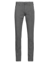 Dondup Man Pants Grey Size 28 Cotton, Elastane