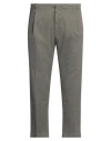 Dondup Man Pants Grey Size 30 Cotton, Elastane In Grey