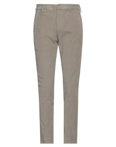 Dondup Man Pants Grey Size 30 Cotton, Elastane