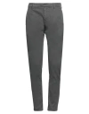 Dondup Man Pants Grey Size 31 Cotton, Elastane In Gray