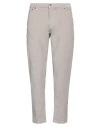 Dondup Man Pants Grey Size 34 Cotton, Elastane