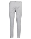 Dondup Man Pants Grey Size 34 Cotton, Elastane