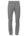 Dondup Belt-loop Casual Pants In Grey