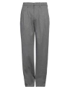 Dondup Man Pants Grey Size 32 Viscose, Polyamide, Elastane In Grey