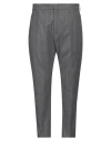 Dondup Man Pants Grey Size 31 Cotton, Elastane In Grey