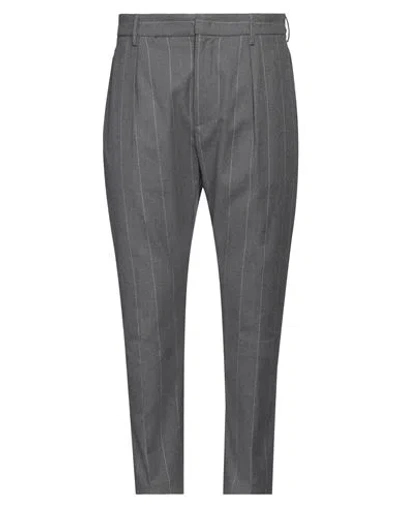 Dondup Man Pants Grey Size 31 Cotton, Elastane