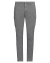 Dondup Man Pants Grey Size 29 Virgin Wool, Cotton, Elastane In Grey