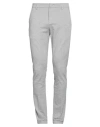 Dondup Man Pants Grey Size 36 Viscose, Polyamide, Elastane