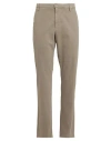 Dondup Man Pants Grey Size 38 Cotton, Elastane In Gray