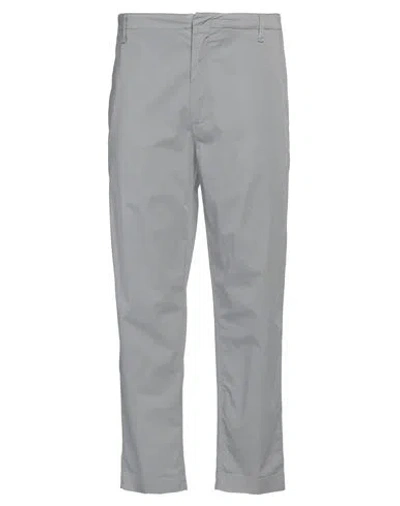 DONDUP DONDUP MAN PANTS GREY SIZE 40 COTTON, ELASTANE