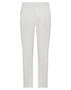 Dondup Man Pants Ivory Size 30 Cotton, Elastane In White