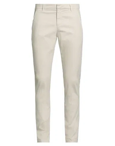 Dondup Man Pants Ivory Size 32 Cotton, Elastane