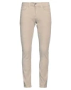 Dondup Man Pants Ivory Size 32 Cotton, Elastane In White