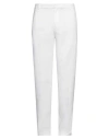 Dondup Man Pants Ivory Size 35 Cotton In White
