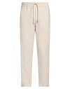 Dondup Man Pants Ivory Size 35 Cotton In White