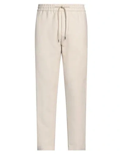 Dondup Man Pants Ivory Size 35 Cotton In White