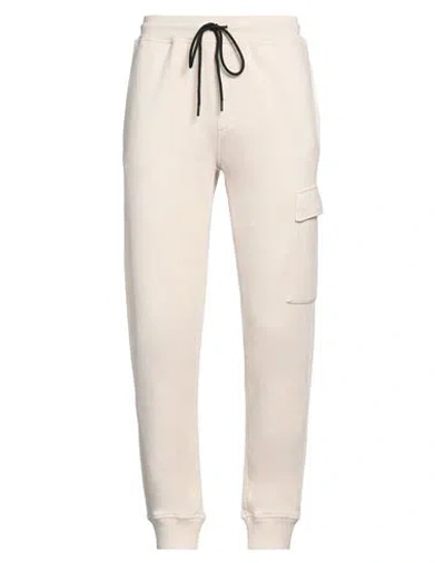 Dondup Man Pants Ivory Size L Cotton In White
