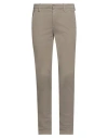Dondup Man Pants Khaki Size 35 Cotton, Polyester, Elastane In Beige