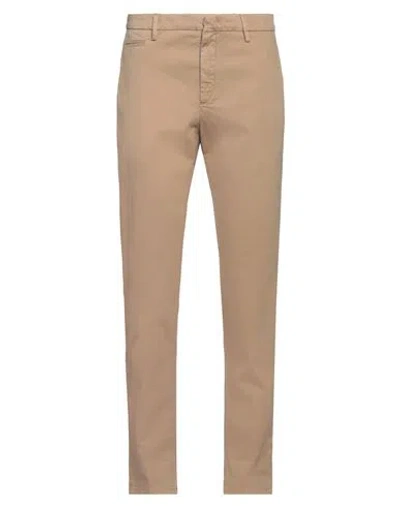 Dondup Man Pants Khaki Size 29 Cotton, Elastane