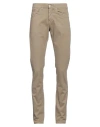 Dondup Man Pants Khaki Size 29 Cotton, Elastane In Beige
