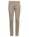 Dondup Man Pants Khaki Size 30 Cotton, Elastane In Beige