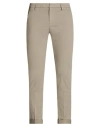 Dondup Man Pants Khaki Size 30 Cotton, Elastane In Beige