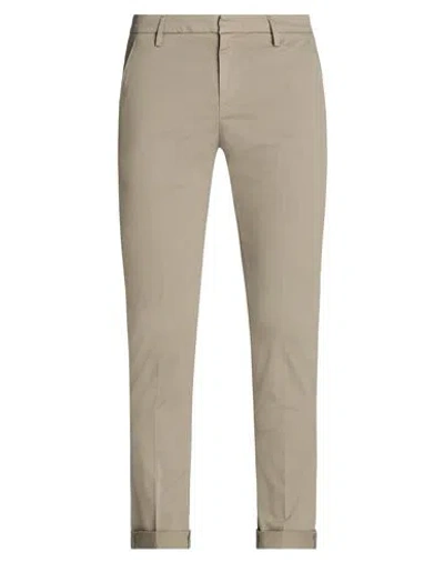 Dondup Man Pants Khaki Size 30 Cotton, Elastane In Beige