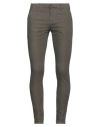 Dondup Man Pants Khaki Size 30 Cotton, Lyocell, Elastane In Beige