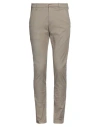 Dondup Man Pants Khaki Size 35 Cotton, Polyester, Elastane In Beige