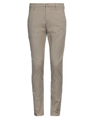 DONDUP DONDUP MAN PANTS KHAKI SIZE 35 COTTON, POLYESTER, ELASTANE