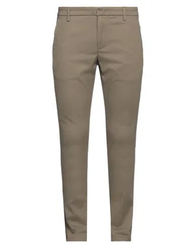 Dondup Man Pants Khaki Size 31 Cotton, Cashmere, Elastane In Beige
