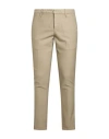 Dondup Man Pants Khaki Size 31 Cotton, Elastane In Beige