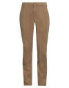 Dondup Man Pants Khaki Size 31 Cotton, Lyocell, Elastane In Beige