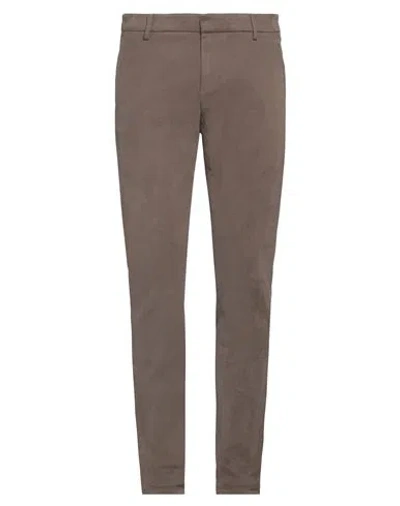 DONDUP DONDUP MAN PANTS KHAKI SIZE 31 COTTON, ELASTANE