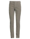 Dondup Man Pants Khaki Size 32 Cotton, Elastane In Beige