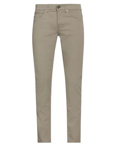 Dondup Man Pants Khaki Size 32 Cotton, Elastane In Beige