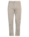 Dondup Man Pants Khaki Size 34 Cotton, Elastomultiester, Elastane In Beige