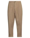 Dondup Man Pants Khaki Size 34 Cotton In Beige