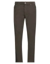 Dondup Man Pants Khaki Size 34 Cotton, Elastane In Sand