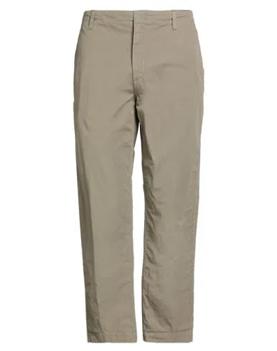 Dondup Man Pants Khaki Size 34 Cotton In Neutral
