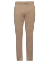 Dondup Man Pants Khaki Size 35 Cotton, Elastane In Beige