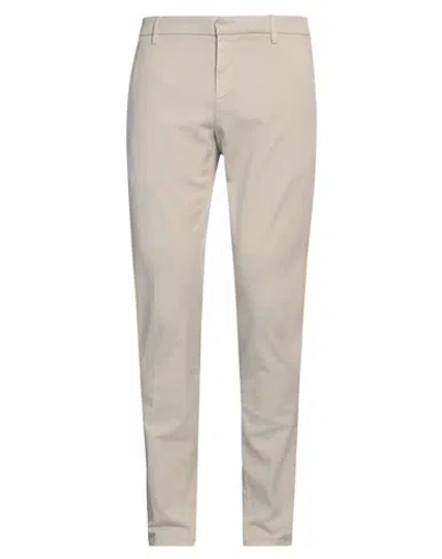 Dondup Man Pants Khaki Size 36 Lyocell, Cotton, Elastane In Beige