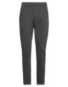 Dondup Man Pants Lead Size 30 Cotton, Elastane In Gray