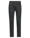 Dondup Carrot Leg Black Jeans With Five-pocket Design In Grey