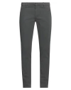Dondup Man Pants Lead Size 32 Cotton, Elastane In Grey