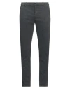 Dondup Man Pants Lead Size 30 Cotton, Lyocell, Elastane In Grey