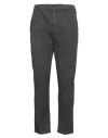 Dondup Man Pants Lead Size 30 Cotton, Elastane In Grey